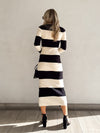 Miley Button Down Knit Dress - Stitch And Feather