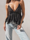 In Your Dreams Ruffle Top - Stitch And Feather