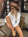 Lydia Textured Button Down - Stitch And Feather