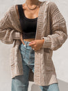 Caramel Chunky Knit Cardigan - Stitch And Feather