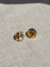 Knotted Ball Stud Earring - Stitch And Feather