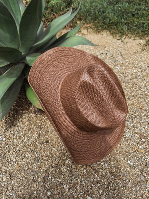 Benson Straw Cowboy Hat - Stitch And Feather
