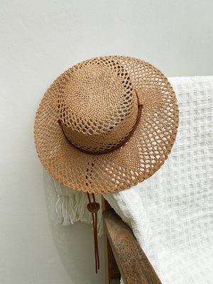 Theo Straw Hat - Stitch And Feather