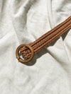 Woven Belt in Khaki - Stitch And Feather