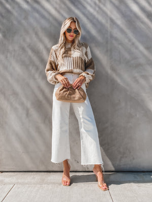 Checkmate Knit Sweater - Stitch And Feather