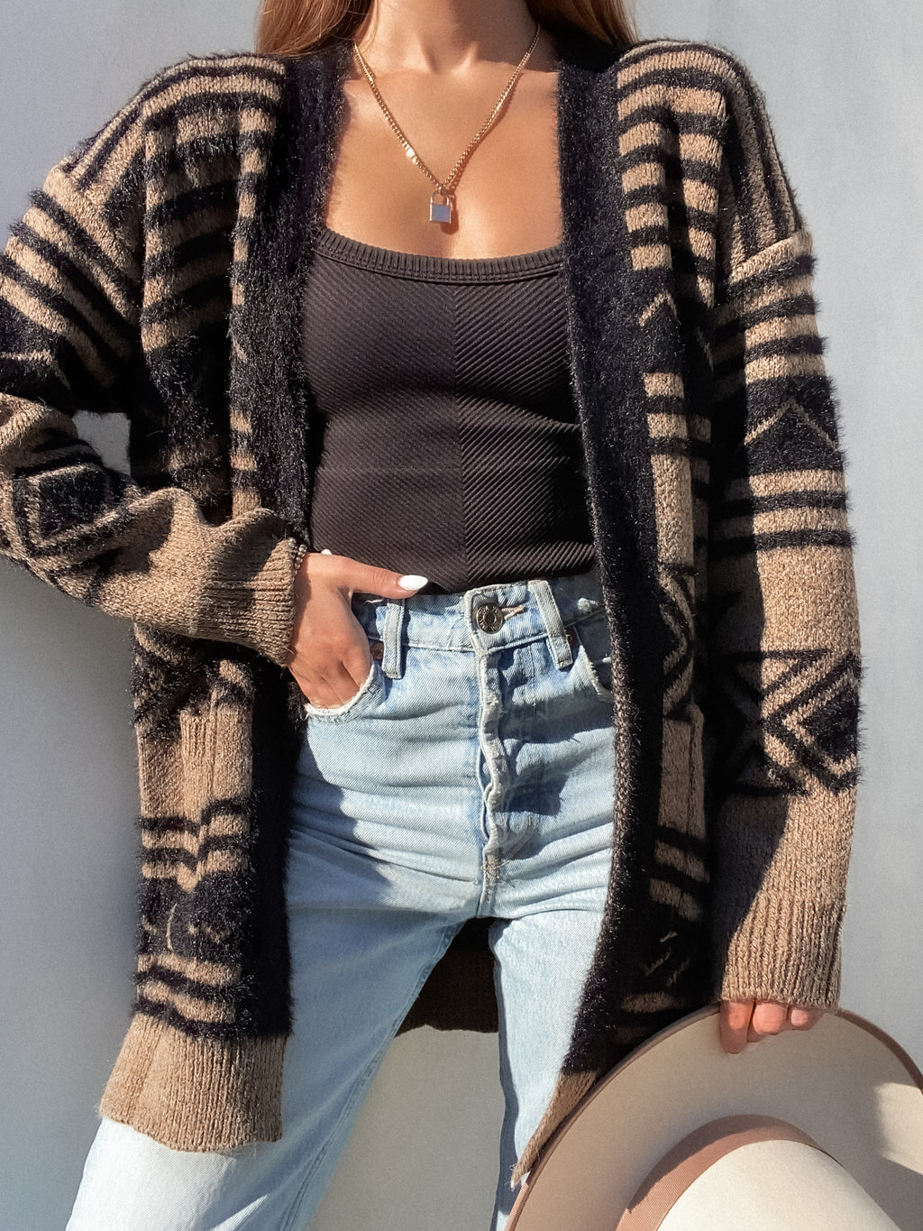 Fireside Fuzzy Cardigan - Stitch And Feather