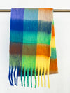 Day Dreams Multi Color Scarf in Rainbow - Stitch And Feather