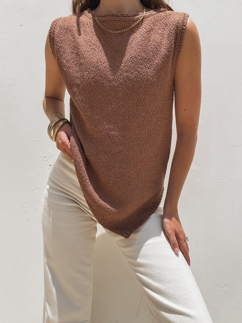 Mixed Signals Asymmetrical Knit Top - Stitch And Feather