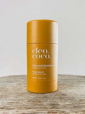 Charcoal Deodorant in Vanilla Coconut - Stitch And Feather