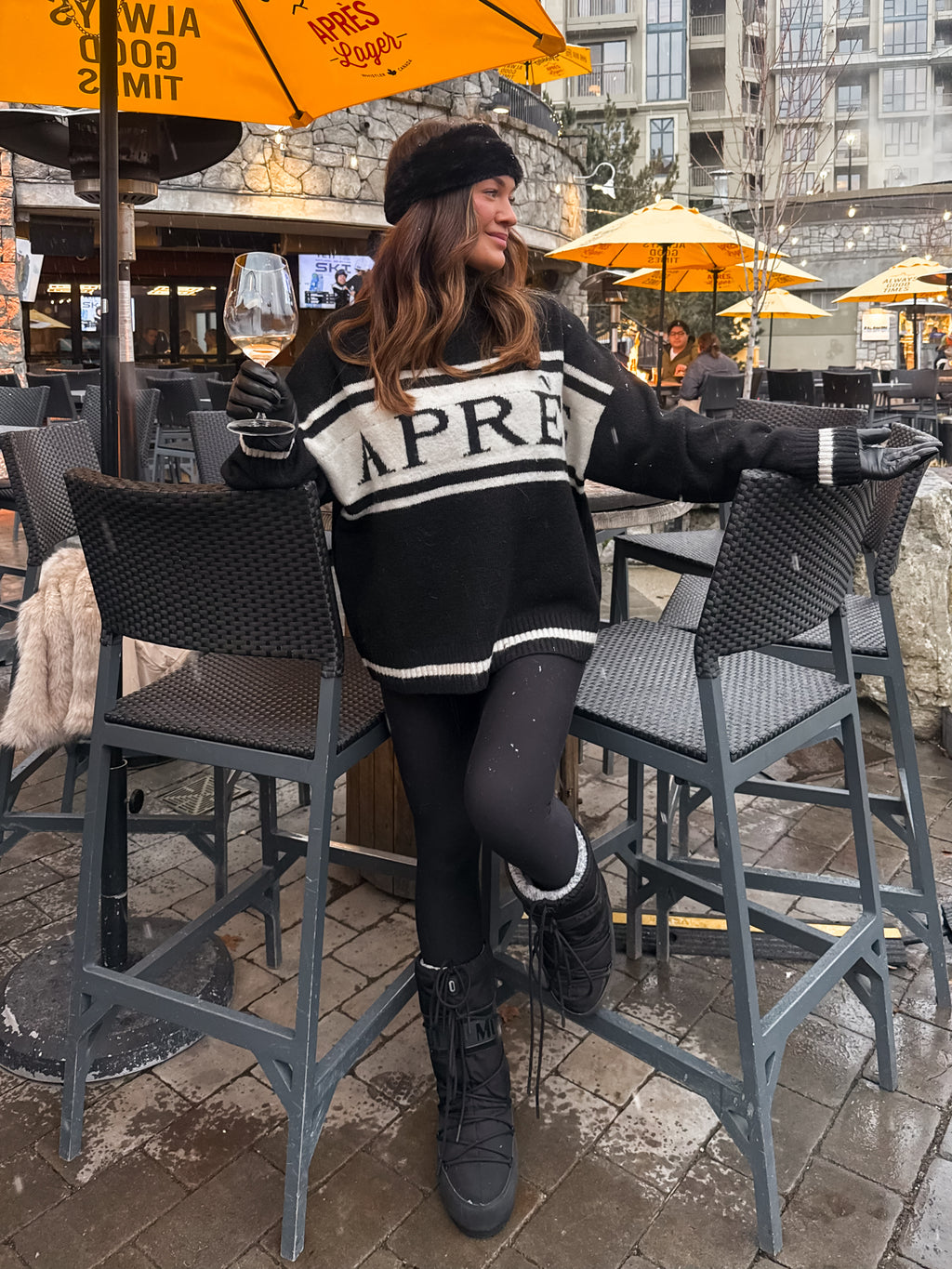 Apres Oversized Turtleneck Sweater