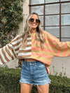 Wannabe Color Block Stripe Sweater - Stitch And Feather