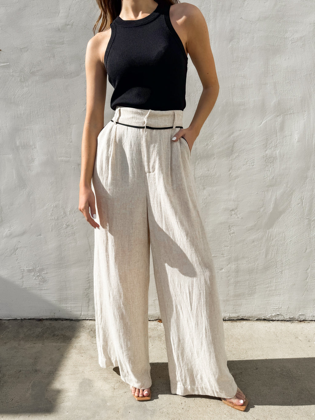 Forever Love and Linen Pants - Stitch And Feather