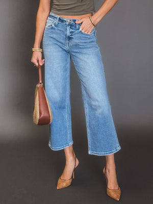 Beloved Wide Leg Jeans - Stitch And Feather