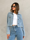 Harley Crop Denim Jacket - Stitch And Feather