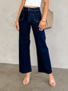 See You Again Wide Leg Jeans in Indigo - Stitch And Feather