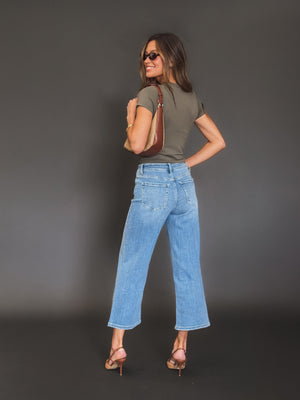 Beloved Wide Leg Jeans - Stitch And Feather