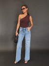 Olivia Wide Leg Jeans - Stitch And Feather