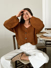 Cinnamon Chunky Knit Sweater - Stitch And Feather