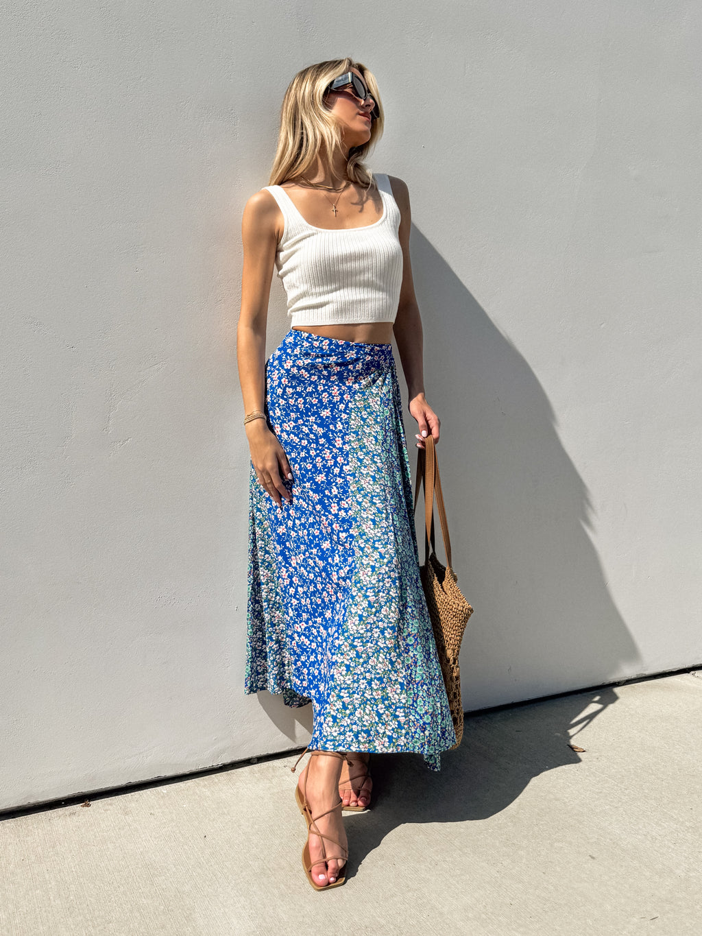 Lovely Day Midi Skirt - Stitch And Feather