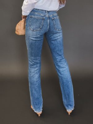 Sandbar Straight Leg Jeans - Stitch And Feather