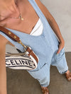 Bitter Sweet Jumpsuit in Denim - Stitch And Feather