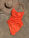 Mango Dreams Asymmetrical Swimsuit - Stitch And Feather