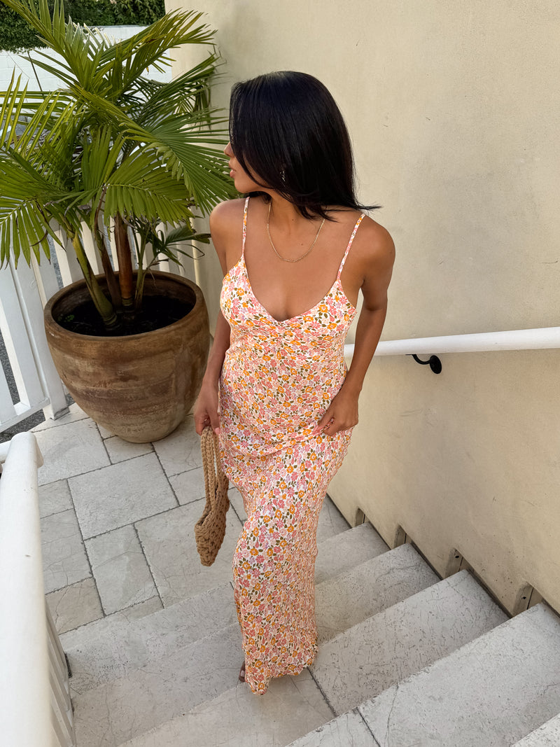 Giselle Floral Maxi Dress - Stitch And Feather