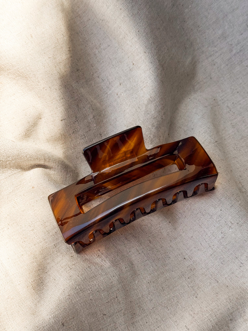 Claw Hair Clip in Tort - Stitch And Feather