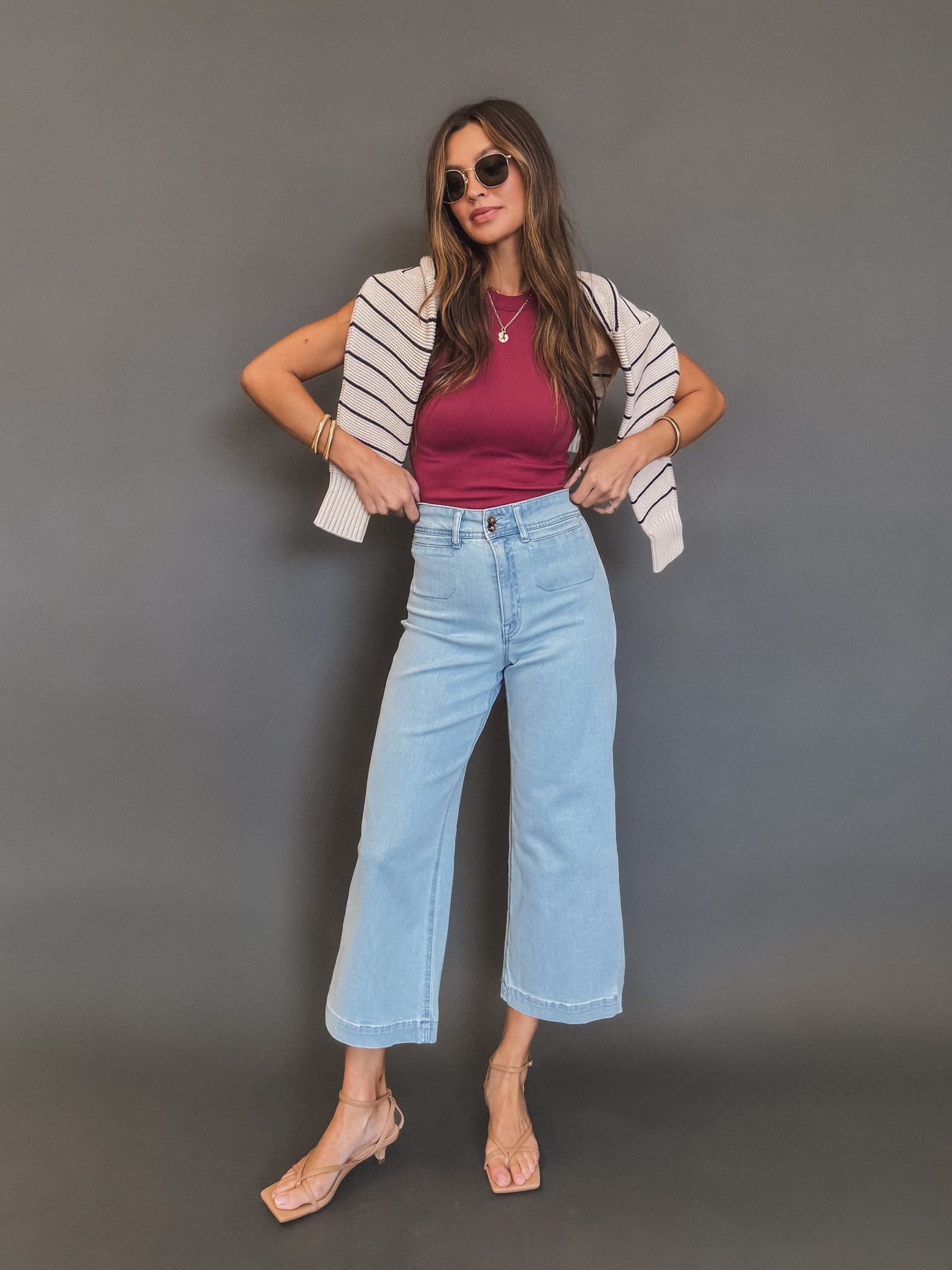 【待望★】 Denim Feather And Stitch – 1人掛けソファ
