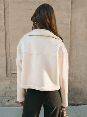 Evelyn Suede Reversible Jacket - Stitch And Feather