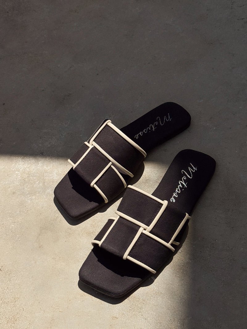 Biscayne Woven Sandal - Stitch And Feather