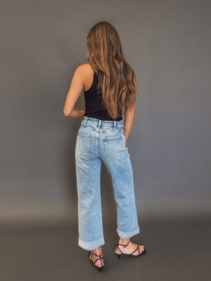 Revival Wide Leg Jeans - Stitch And Feather