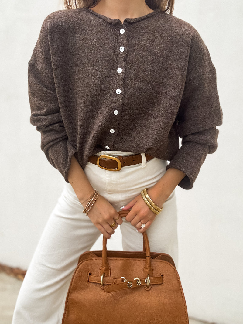 Espresso Martini Knit Sweater - Stitch And Feather
