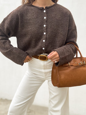 Espresso Martini Knit Sweater - Stitch And Feather
