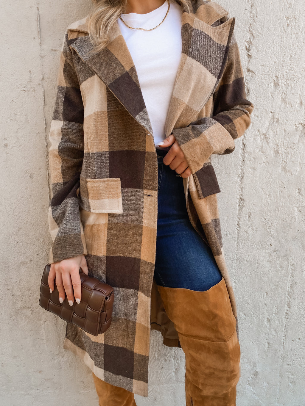 Dreaming of Autumn Plaid Coat - Final Sale - Stitch And Feather