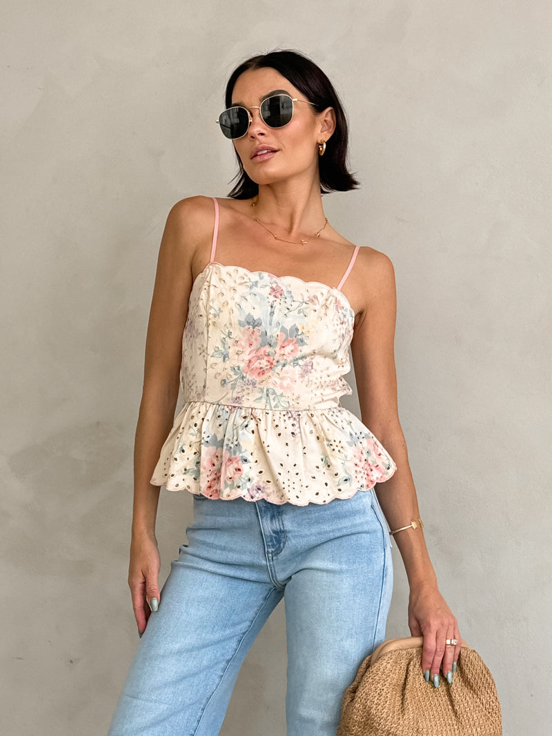 Sugar Sweet Embroidered Top - Stitch And Feather