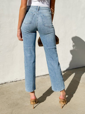 Arlo Vintage Cropped Flare Jeans - Stitch And Feather