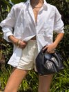 Albany Button Down in Off White - Stitch And Feather
