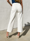 Amika Wide Leg Jeans in Off White - Stitch And Feather