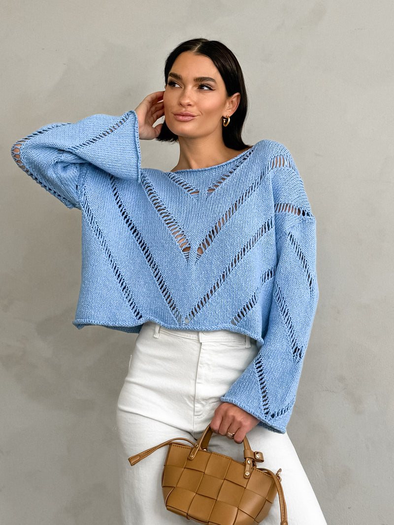 Fearless Knit Sweater - Stitch And Feather