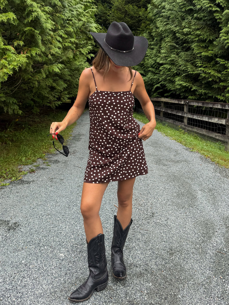 Seeing Spots Polka Dot Mini Dress