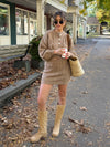 Arlo Cable Knit Sweater in Latte