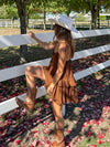 Bruna Espresso Ruffle Romper