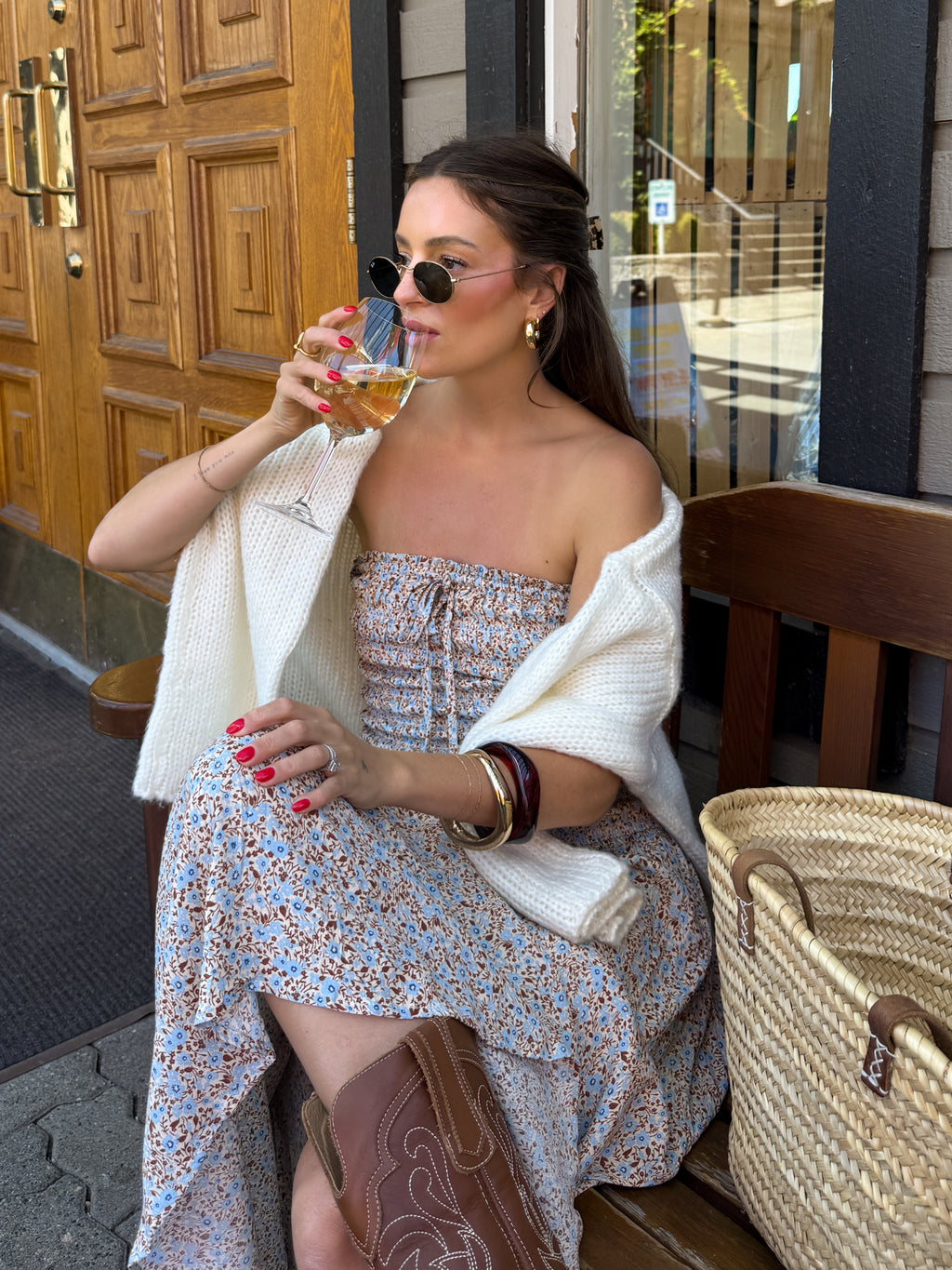 Devon Smocked Maxi Dress