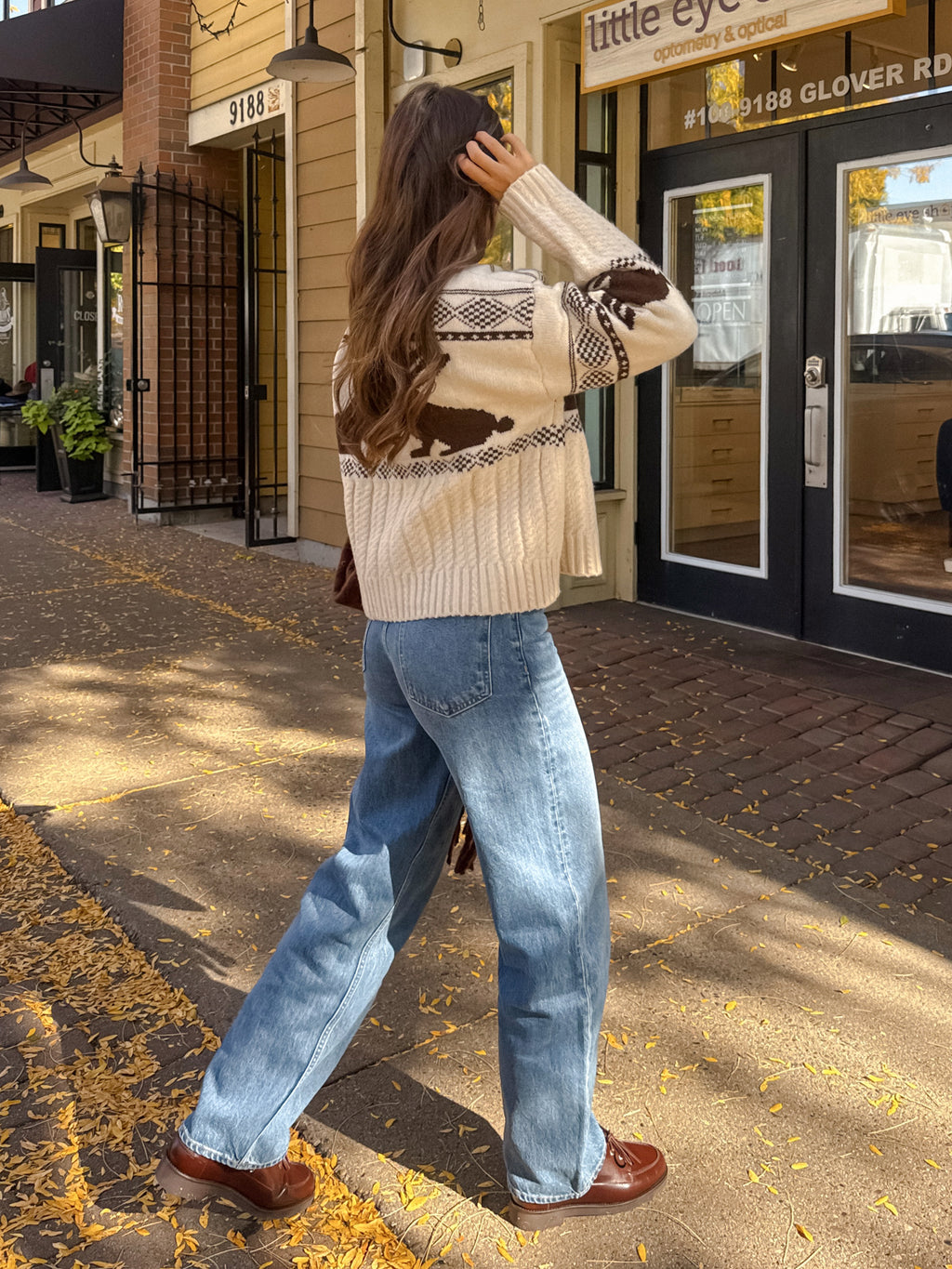 Bunny Jacquard Sweater - Stitch And Feather