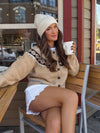 Fair Isle Knit Sweater - Stitch And Feather