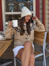 Fair Isle Knit Sweater - Stitch And Feather