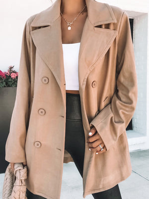 Boss Babe Peacoat - Stitch And Feather