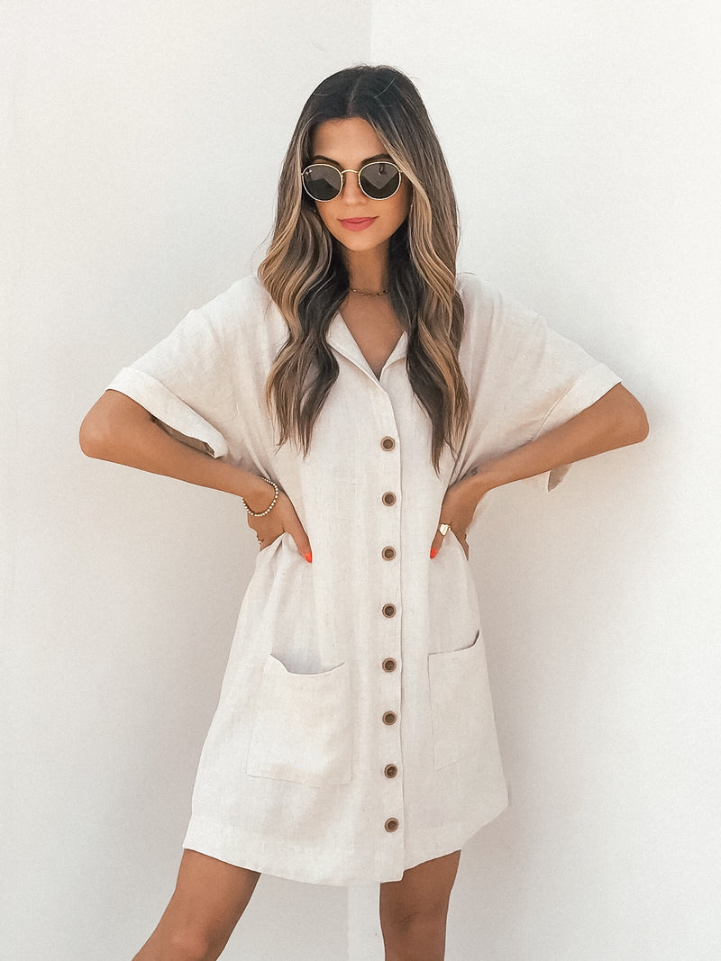 Linen Love Mini Dress