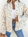 Aubrette Floral Quilted Jacket - Stitch And Feather